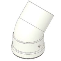 Tecnogas 51012 - Courbe M/F 45 diam. 80 Alu