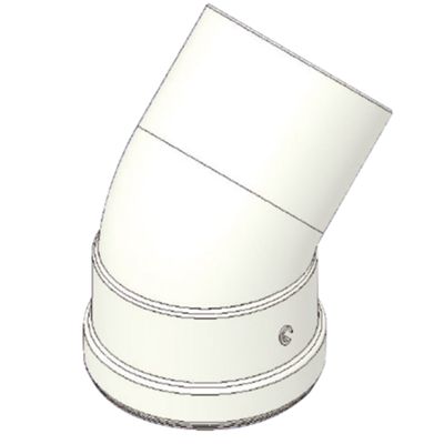 Tecnogas 51012 - curve 45 M/F diam. 80 Alu
