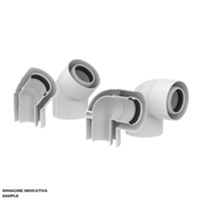 Tecnogas COPVCCR0045 - coude 45 diam. 60/100
