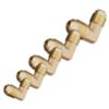 Tecnosystemi 11133017 - giunto a gomito 90 1/2 M/M