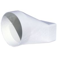 Tecnosystemi 11161376 - Reductor redondo-rectangular diam. 100 RTQ