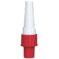 Tecnosystemi SCD300009 - straight fitting for pipes diam. 18 red
