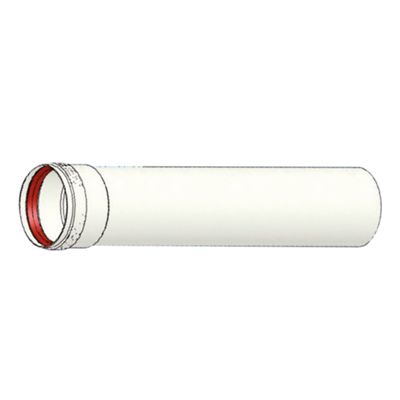 Tecnogas 51001 - Extensión 1 m diam. Aluminio de 80 mm