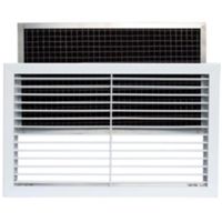 Tecnosystemi WBF11161555 - rejilla de entrada de aire en aluminio + filtro extraíble