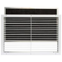 Tecnosystemi WB11161525 - Grille d'admission en aluminium + filtre amovible