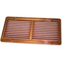 Tecnosystemi 11160535 - Grille en cuivre avec maille 23x23 cm