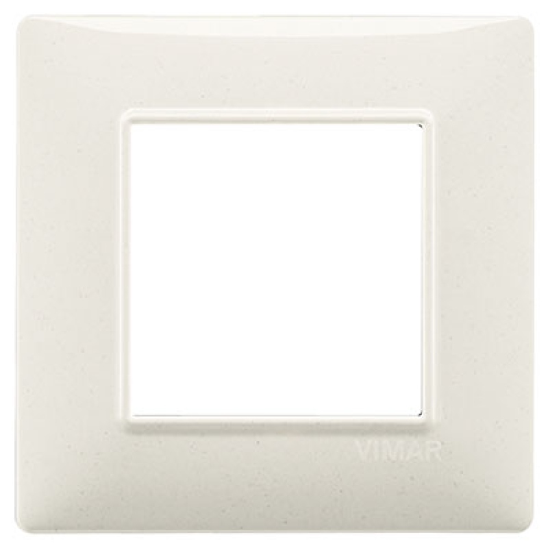 Vimar 14642.06 - Plate 2M techn. granite white