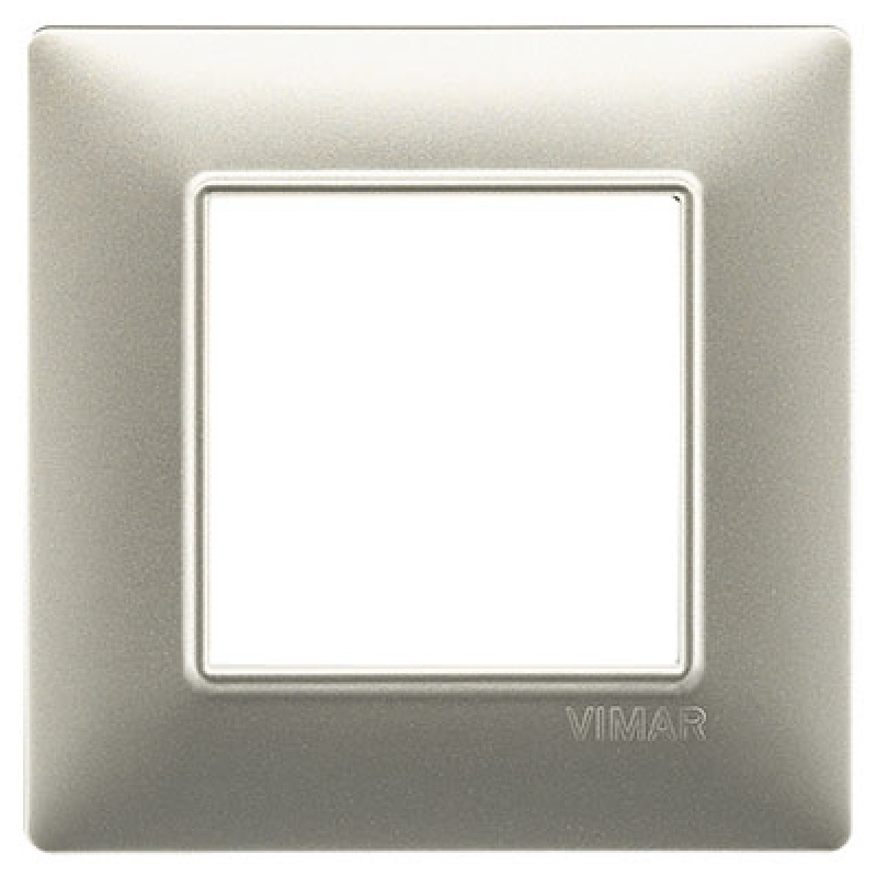 Vimar 14642.21 - Plate 2M techn. matt nickel