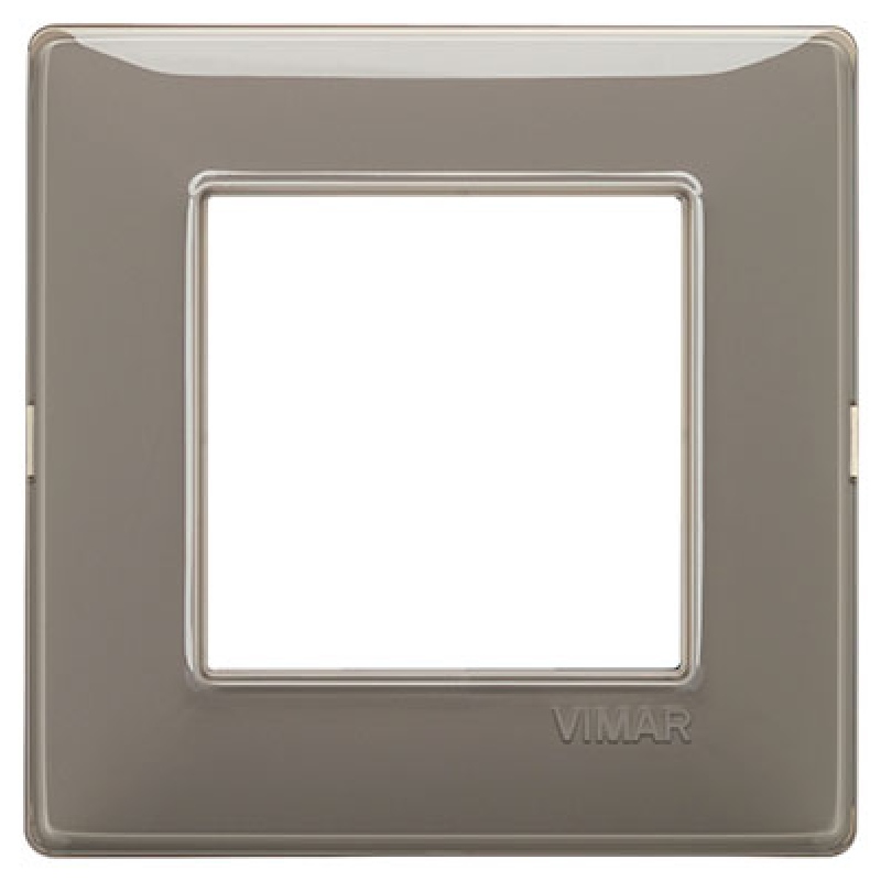 Plana - 2-place reflex ash technopolymer plate