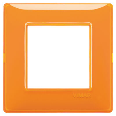 Plana - orange reflex 2-place technopolymer plate