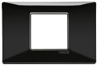 Vimar 14652.05 - Plate 2centlM techn. black