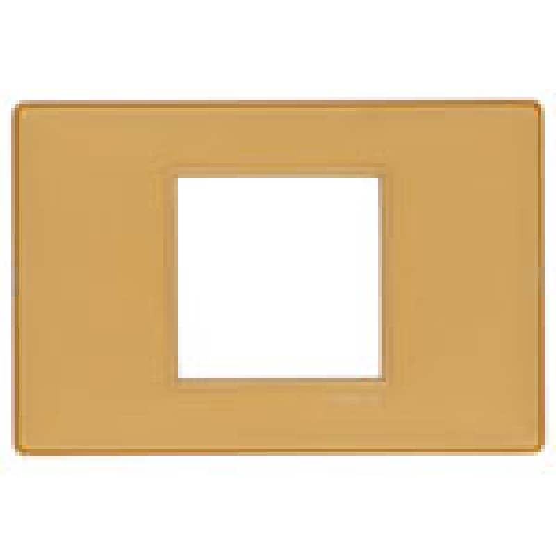 Plana - 2 placas centrales reflex de tecnopolímero ámbar