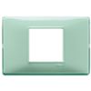 Plana - technopolymer plate with 2 central reflex places, mint