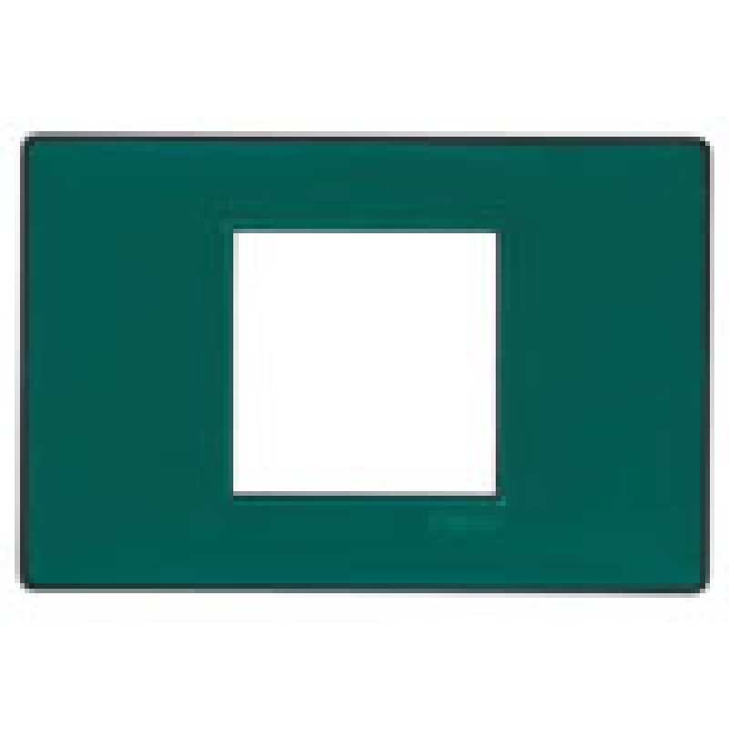 Plana - emerald reflex 2-place central technopolymer plate
