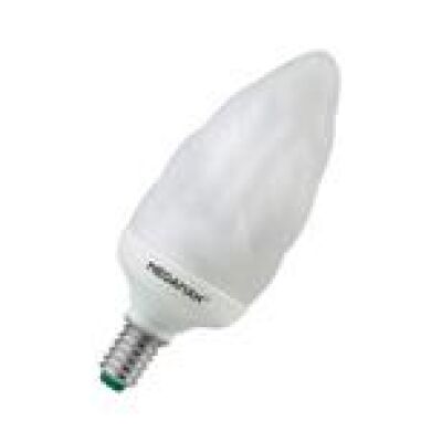 Lampe électronique Tortiglione E14 9W 230V 2700k BOUGIE ULTRA COMPACTE