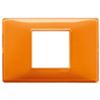 Plana - technopolymer plate with 2 orange reflex central places