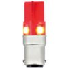 Sirena 40943 - 24V Ba15d red led lamp