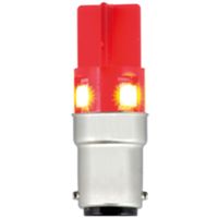 Sirena 40943 - 24V Ba15d red led lamp