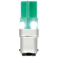 Sirena 40944 - Lámpara led verde Ba15d 24V