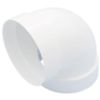 Tecnogas 12649 - Codo de paso de aire diam. 100 mm