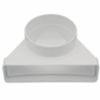 Tecnogas 12635 - AIR FLOW elbow 55x220 mm x diam. 125mm