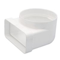 Tecnogas 12634 - AIR FLOW elbow 55x110 mm x diam. 100 mm