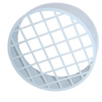 Tecnogas 51006E - griglia aspirazione alta diam. 80 mm