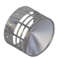 Tecnogas 51007 - grille d'admission/échappement diam. 80 mm