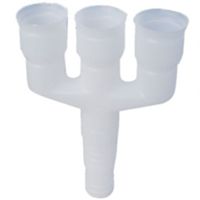 Tecnosystemi 11126003 - raccordo diritto 3 vie diam. 16-18-20