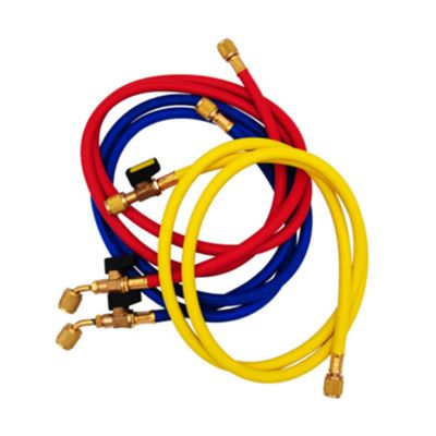 Tecnogas 11669 - Kit de mangueras flexibles para carga de vacío y gas refrigerante