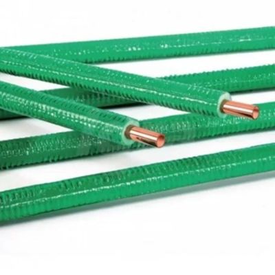 Ottocool 09.10.22-V - tubo di rame isolato 9 mm verde 22x1 mm