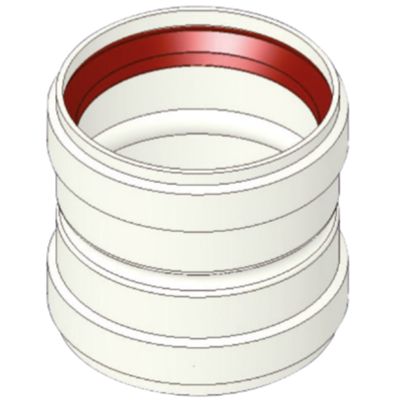 Tecnogas 51040 - manchon diam. Aluminium 80 mm