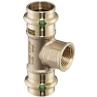 Viega 281359 - raccordo a T Sanpress F/F/F diam. 18x1/2x18