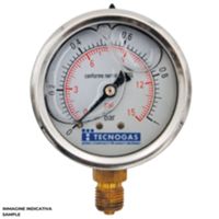 Tecnogas 6952 - radial pressure gauge 1/4 0-6 bar