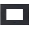 Serie 44 - Placa Smart Easy en tecnopolímero gris Tekla