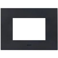 Serie 44 - Placa Smart Easy en tecnopolímero gris Tekla