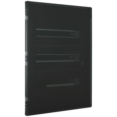 BTicino F315P54 - Cuadro eléctrico de empotrar 54M ahumado SPACE LINE