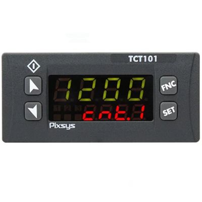 Pixsys TCT101-4ABC-T - Minuterie/Compteur/Tachymètre 32x74