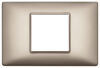 Plana - 2 central place pearl nickel metal plate