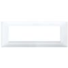 Plana - white 7-place technopolymer plate