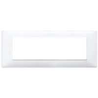Plana - plato de tecnopolímero blanco de 7 plazas