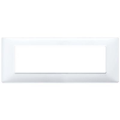 Plana - plato de tecnopolímero blanco de 7 plazas
