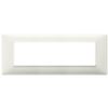 Plana - 7-place ivory technopolymer plate