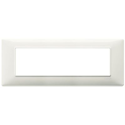 Plana - placca in tecnopolimero 7 posti avorio