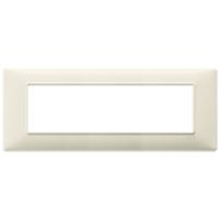 Plana - beige 7-place technopolymer plate