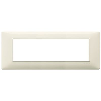 Plana - beige 7-place technopolymer plate