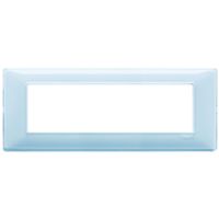 Plana - placca in tecnopolimero 7 posti reflex acqua