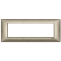 Plana - placca in metallo 7 posti bronzo metallizzato