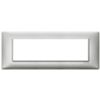 Plana - placca in metallo 7 posti argento metallizzato
