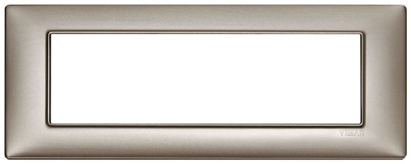 Plana - 7-place pearl nickel metal plate